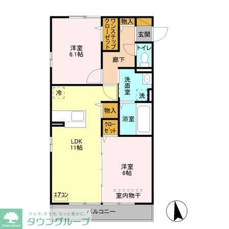 CANDY WOODの物件間取画像